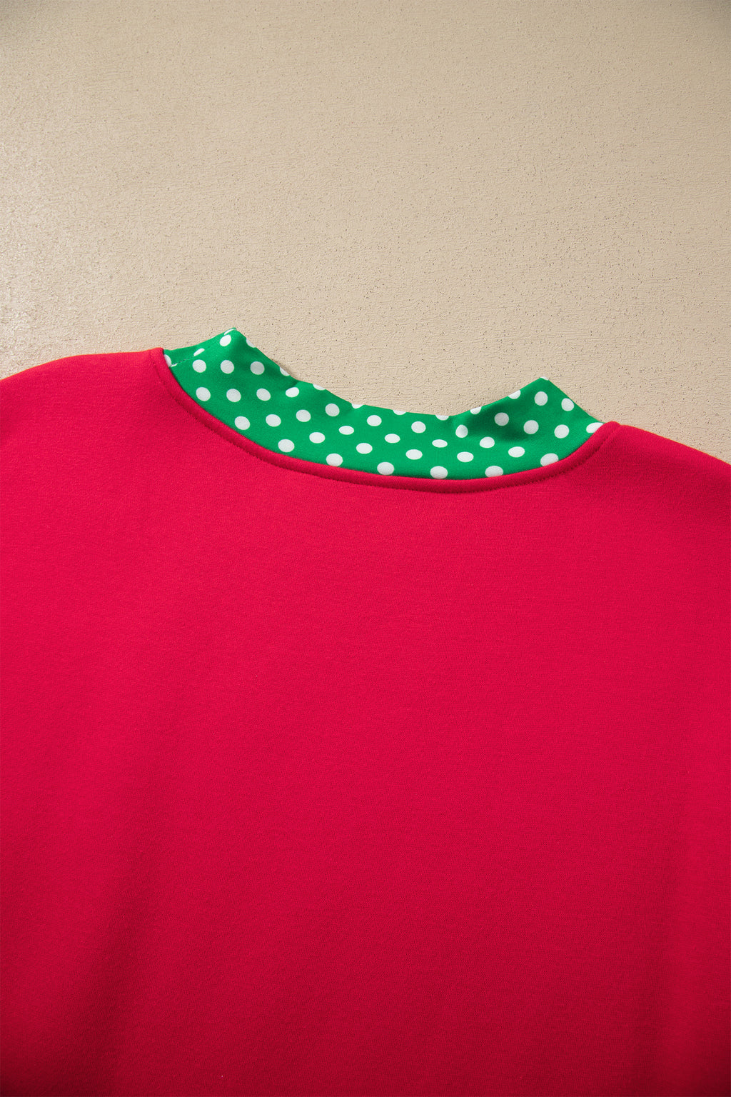 Pink Polka Dot Sweatshirt