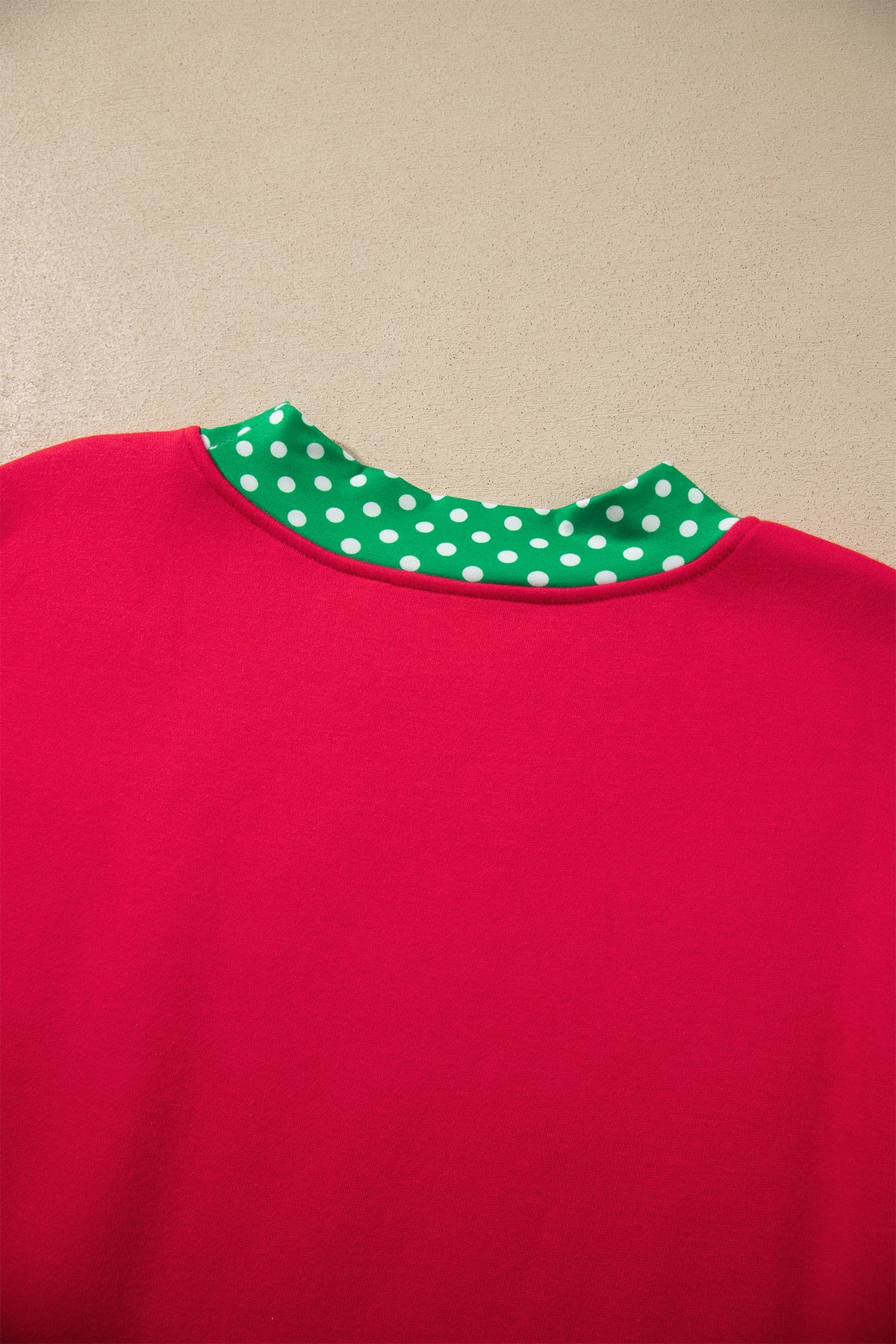 Pink Polka Dot Sweatshirt