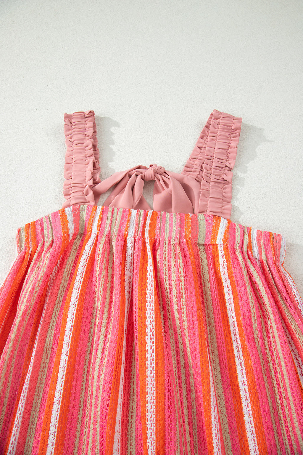 Pink Stripe Vacation Maxi Dress