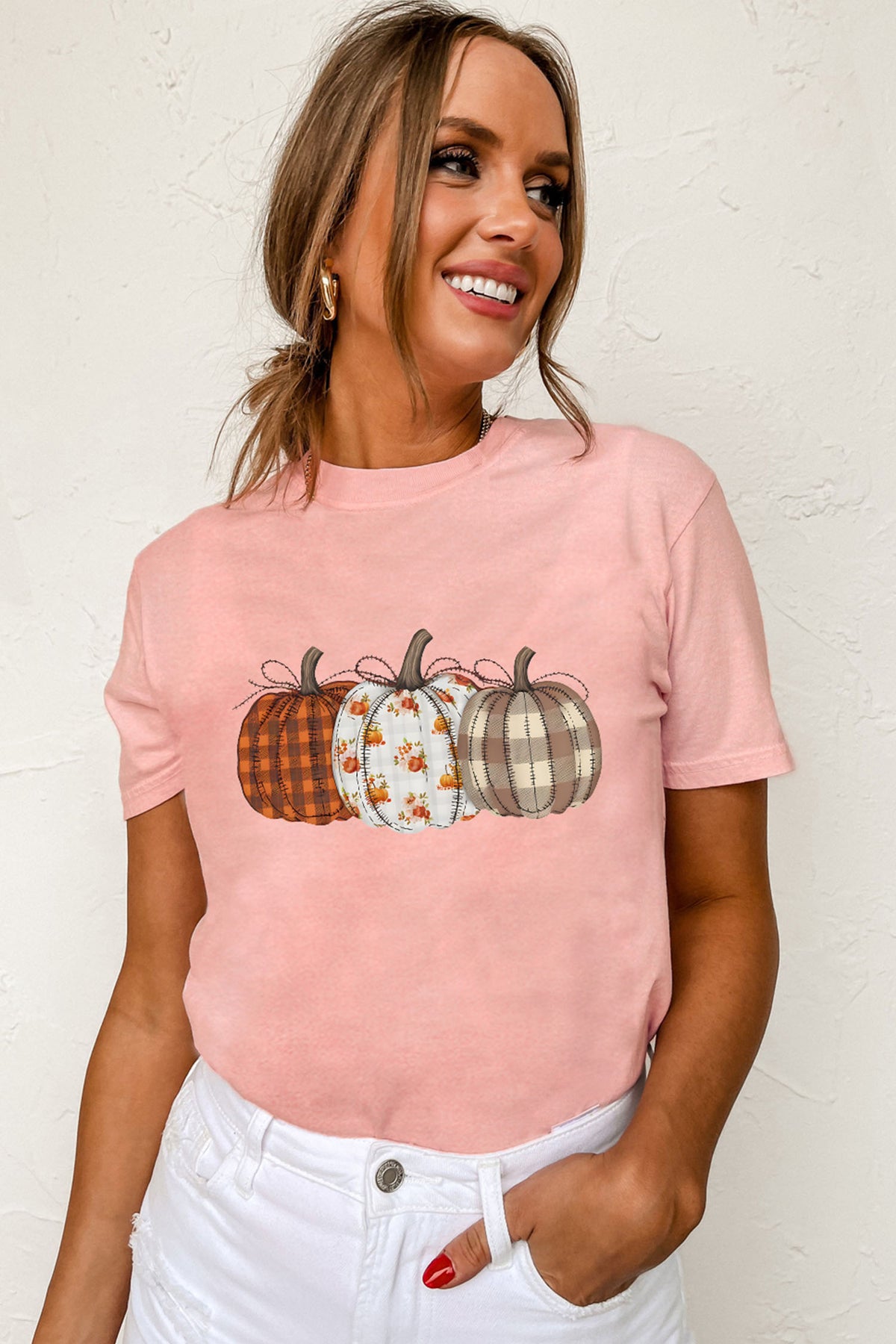 Pumpkin Print T Shirt