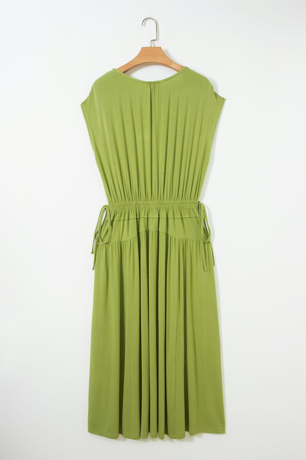 Fern Green Solid Versatile Maxi Dress