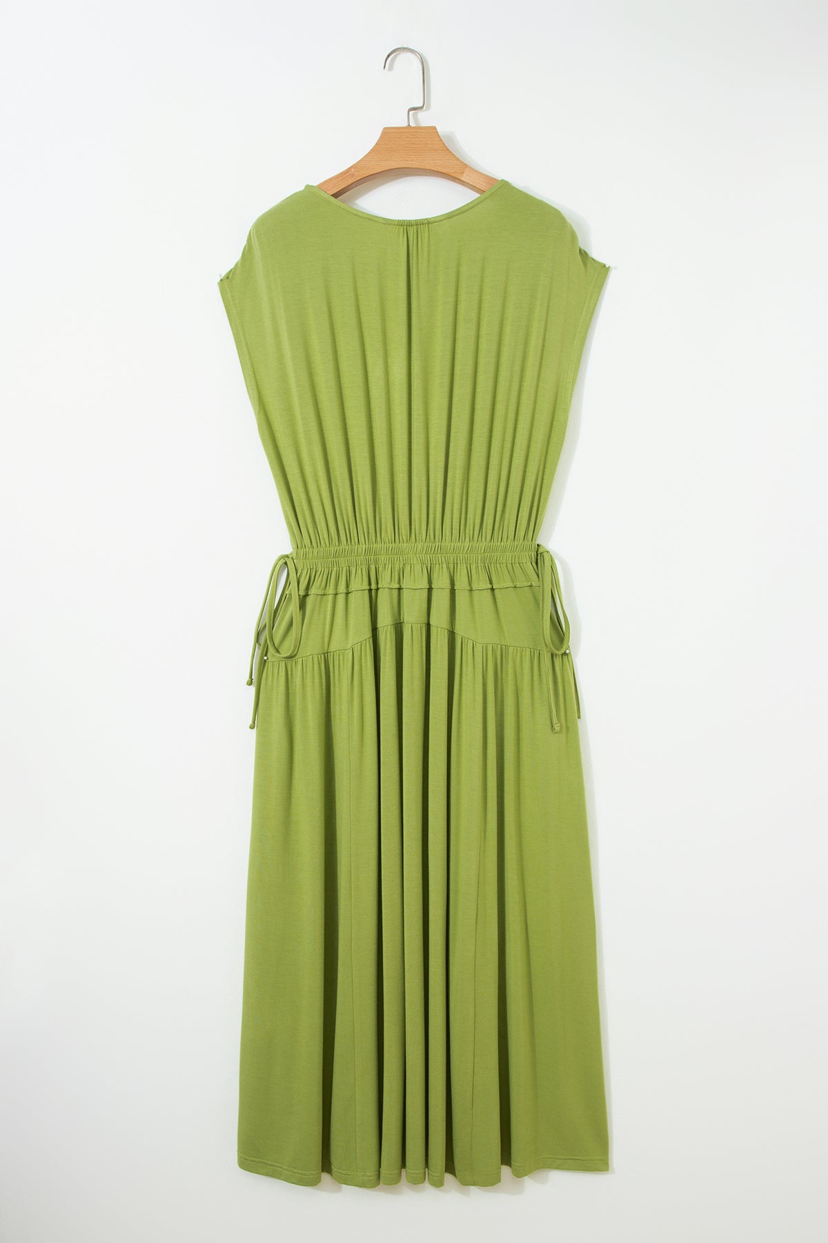 Fern Green Solid Versatile Maxi Dress