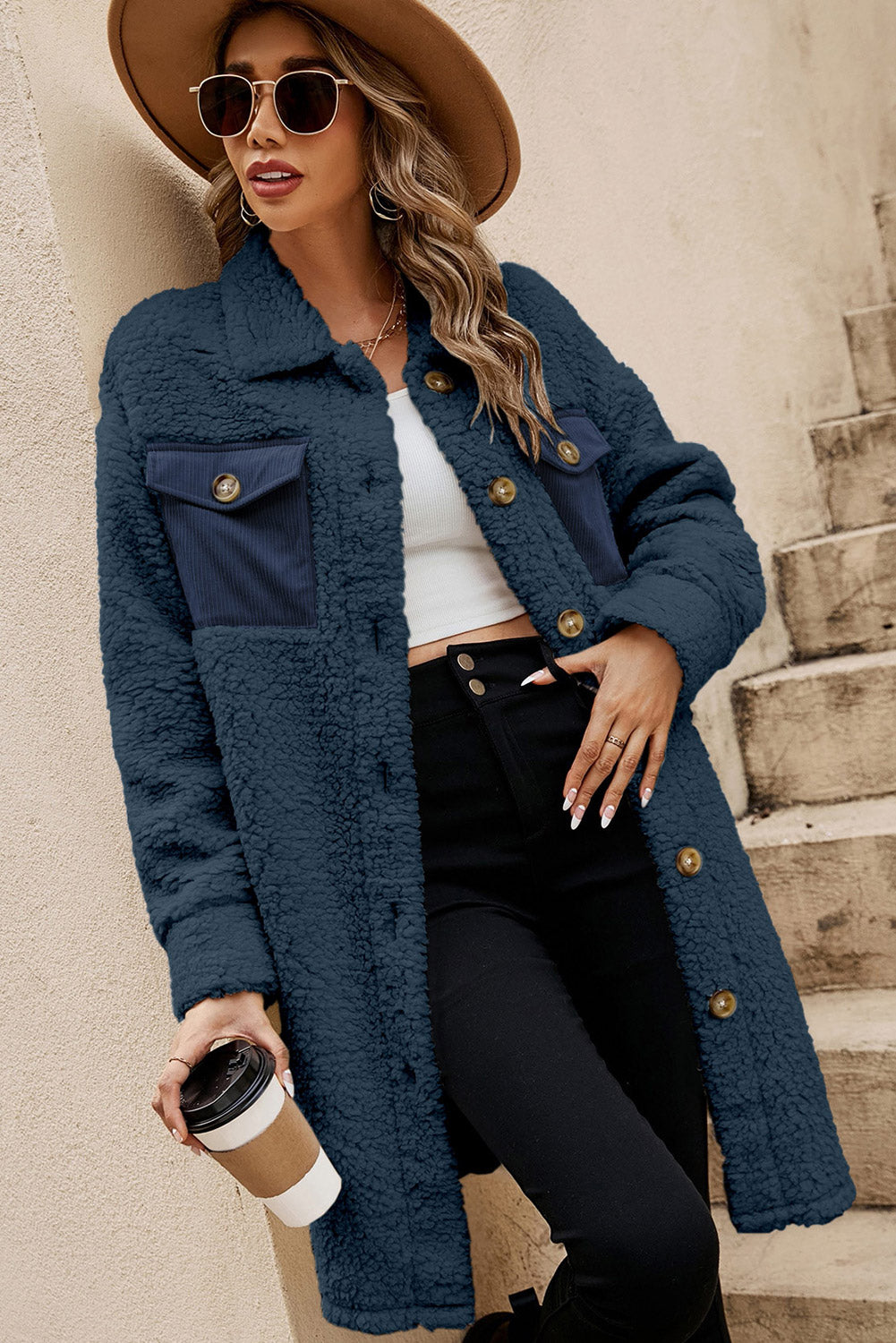 Beige Teddy Coat