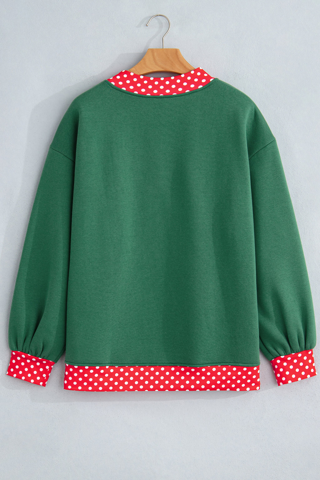 Pink Polka Dot Sweatshirt