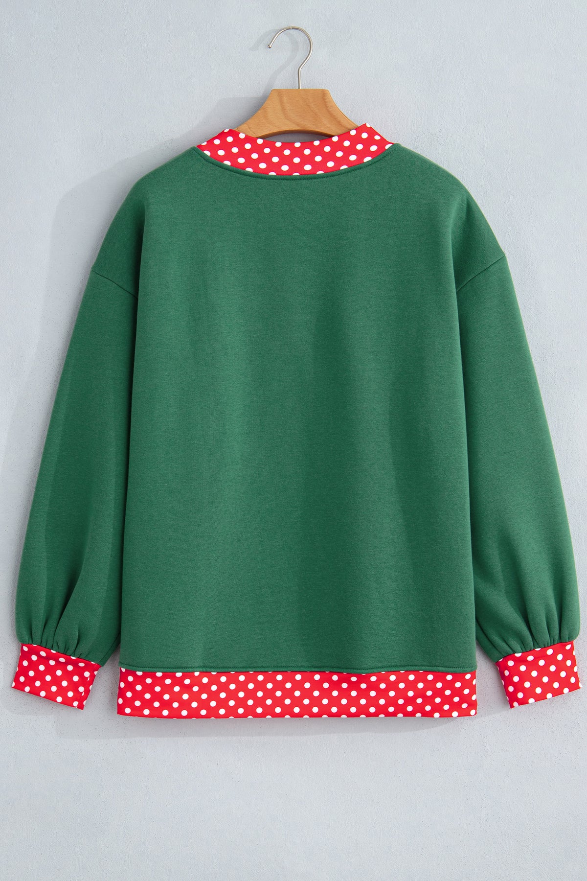 Pink Polka Dot Sweatshirt
