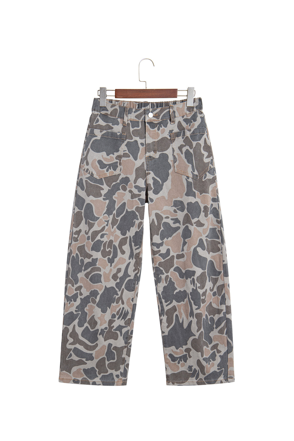 Multicolour Camouflage Shift Ankle Length Jeans
