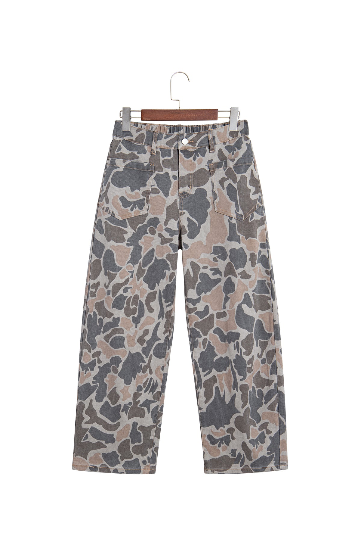 Multicolour Camouflage Shift Ankle Length Jeans
