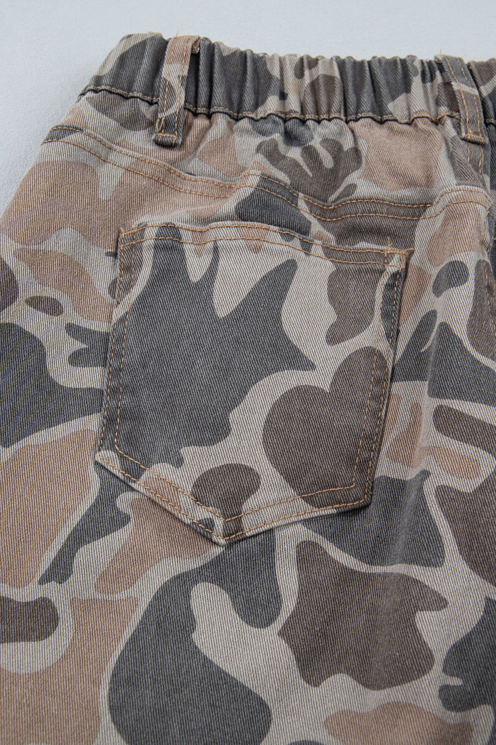 Multicolour Camouflage Shift Ankle Length Jeans