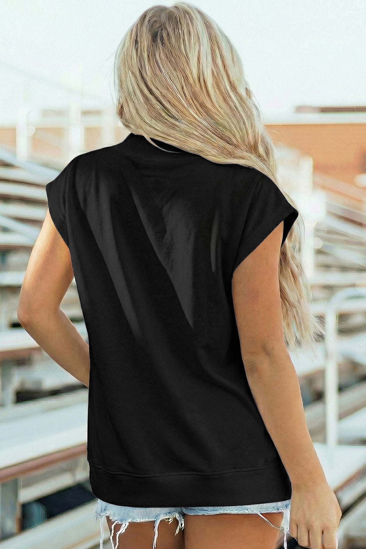 Solid Color Loose Top