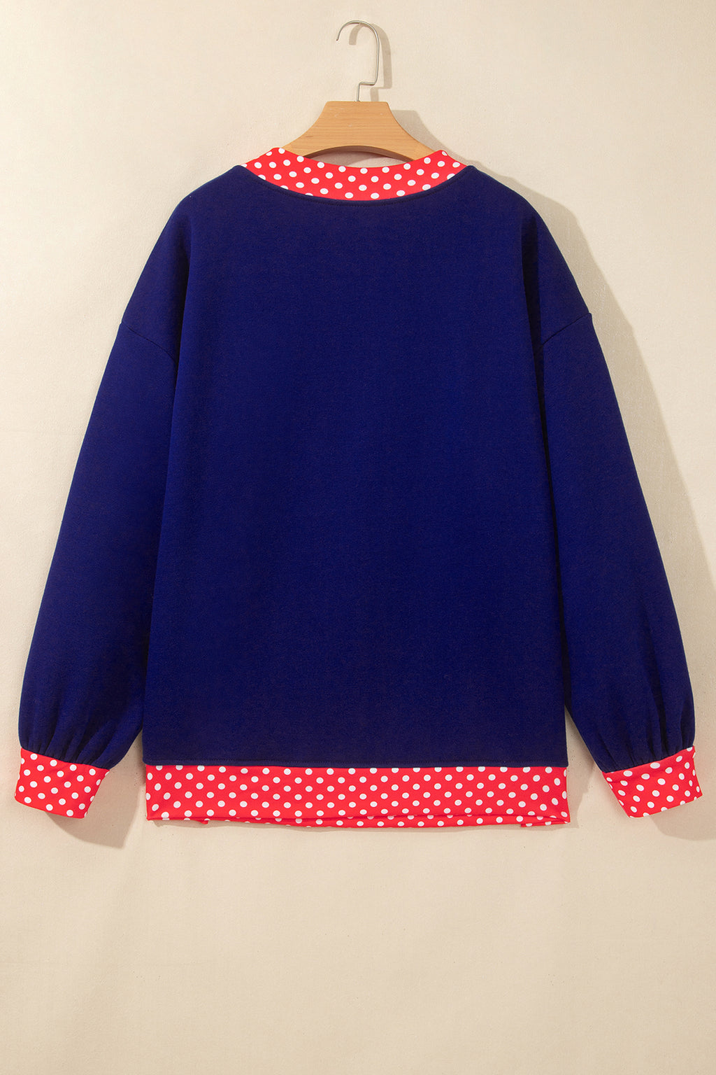 Pink Polka Dot Sweatshirt
