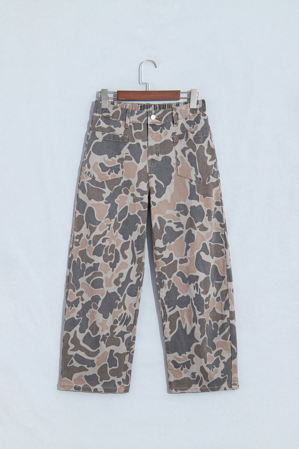 Multicolour Camouflage Shift Ankle Length Jeans