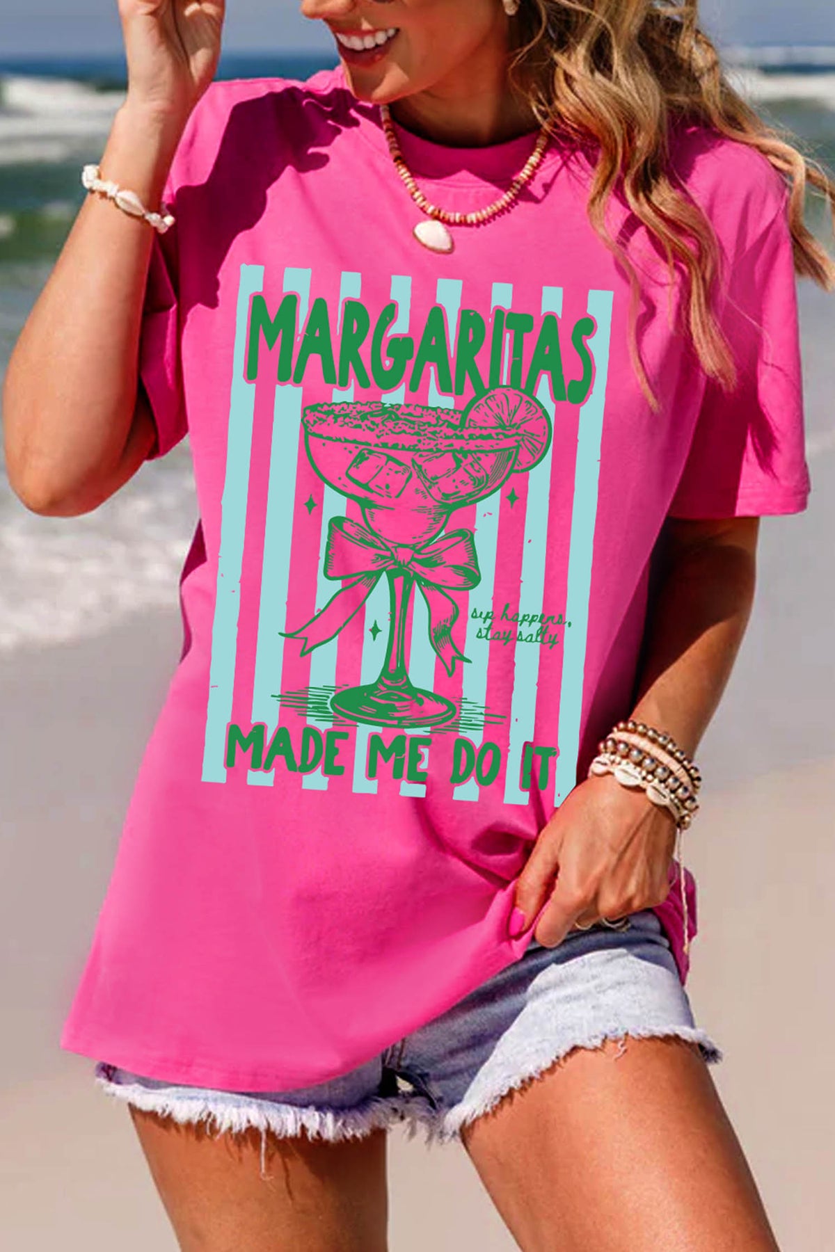 Margaritas Made Me Do It Graphic Shirt