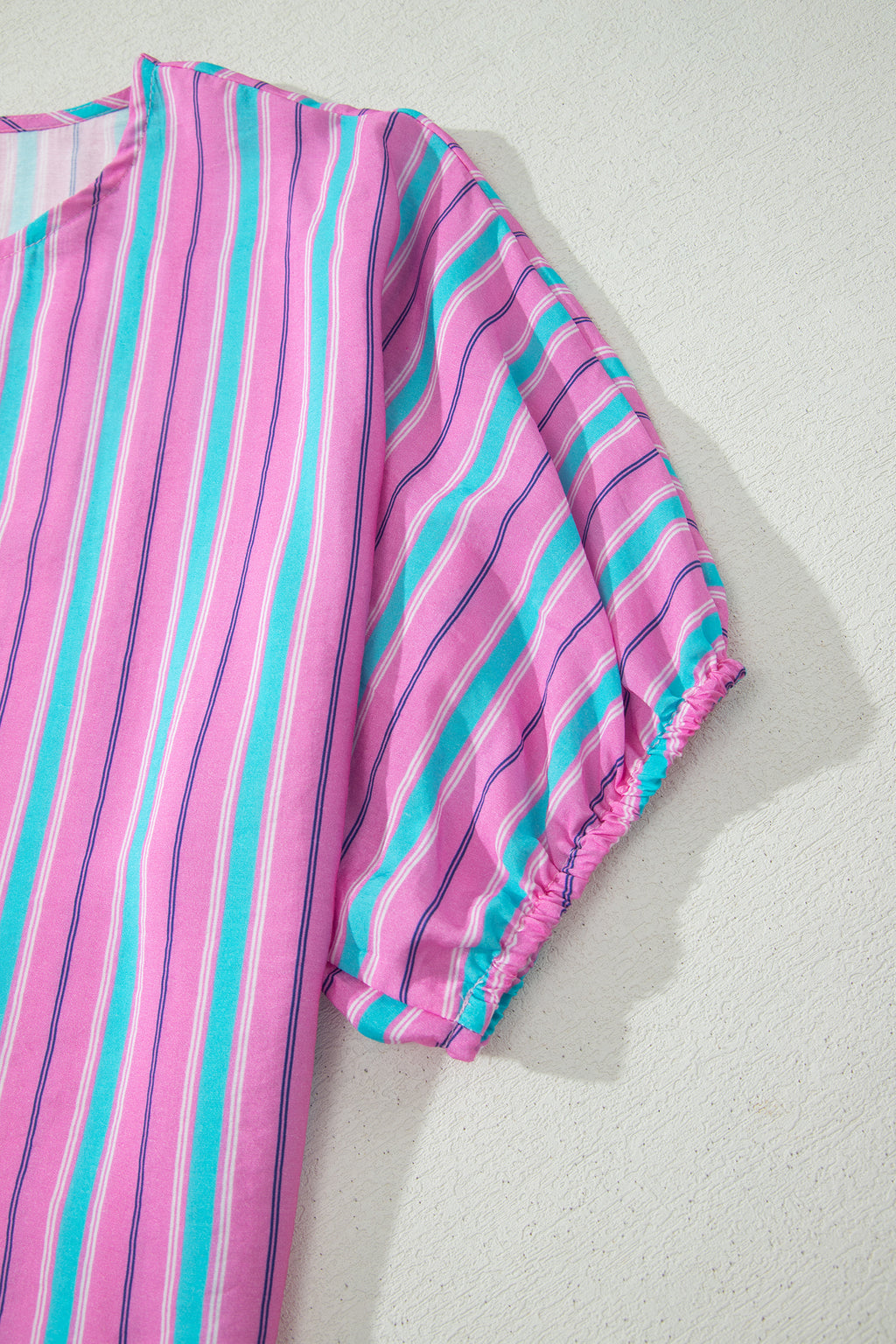 Pink Stripe Dolman Short Set