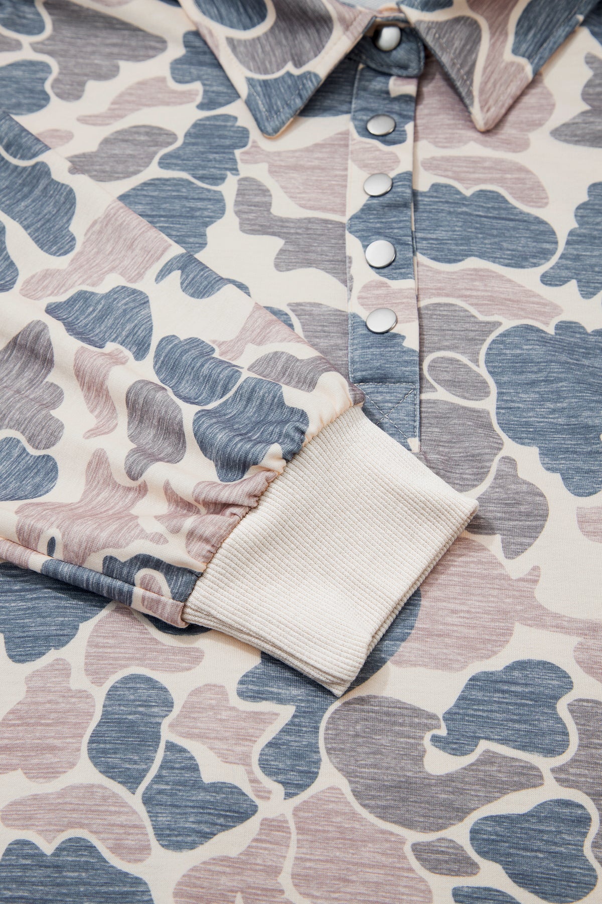Casual Camouflage Pullover Sweatshirt