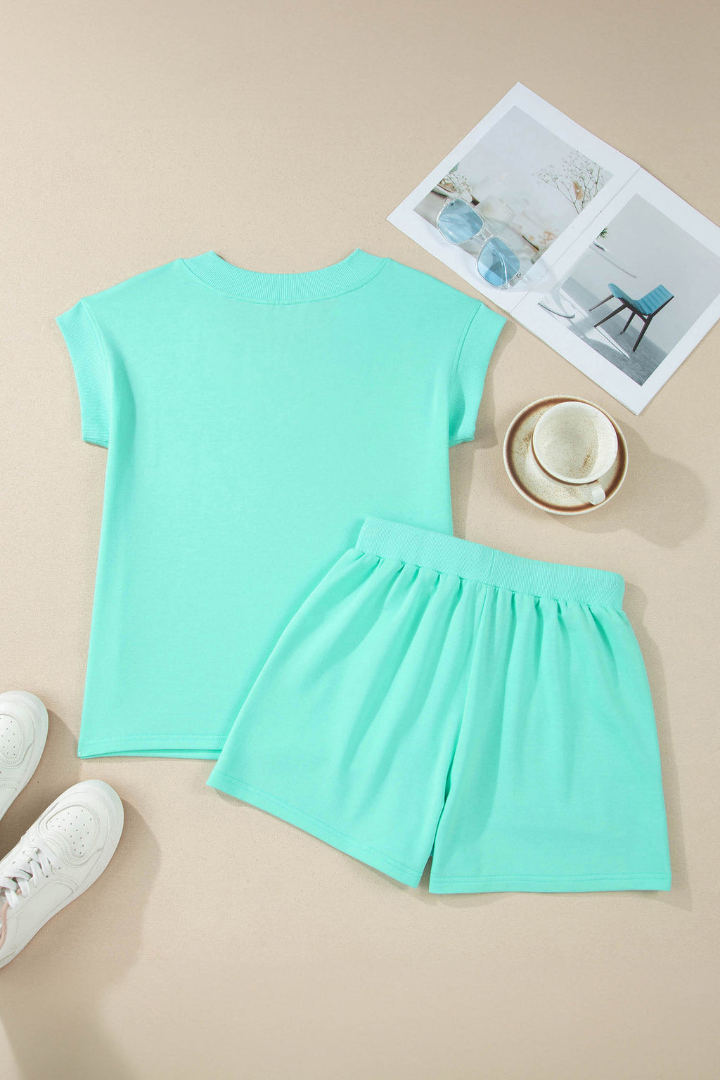 Sachet Pink Shorts 2pcs Set