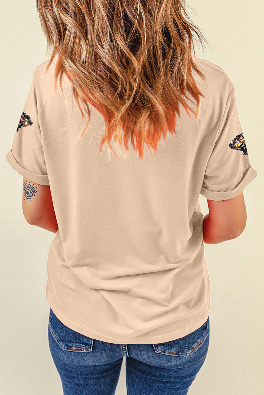 Sequined Turkey Thanksgiving T-Shirt