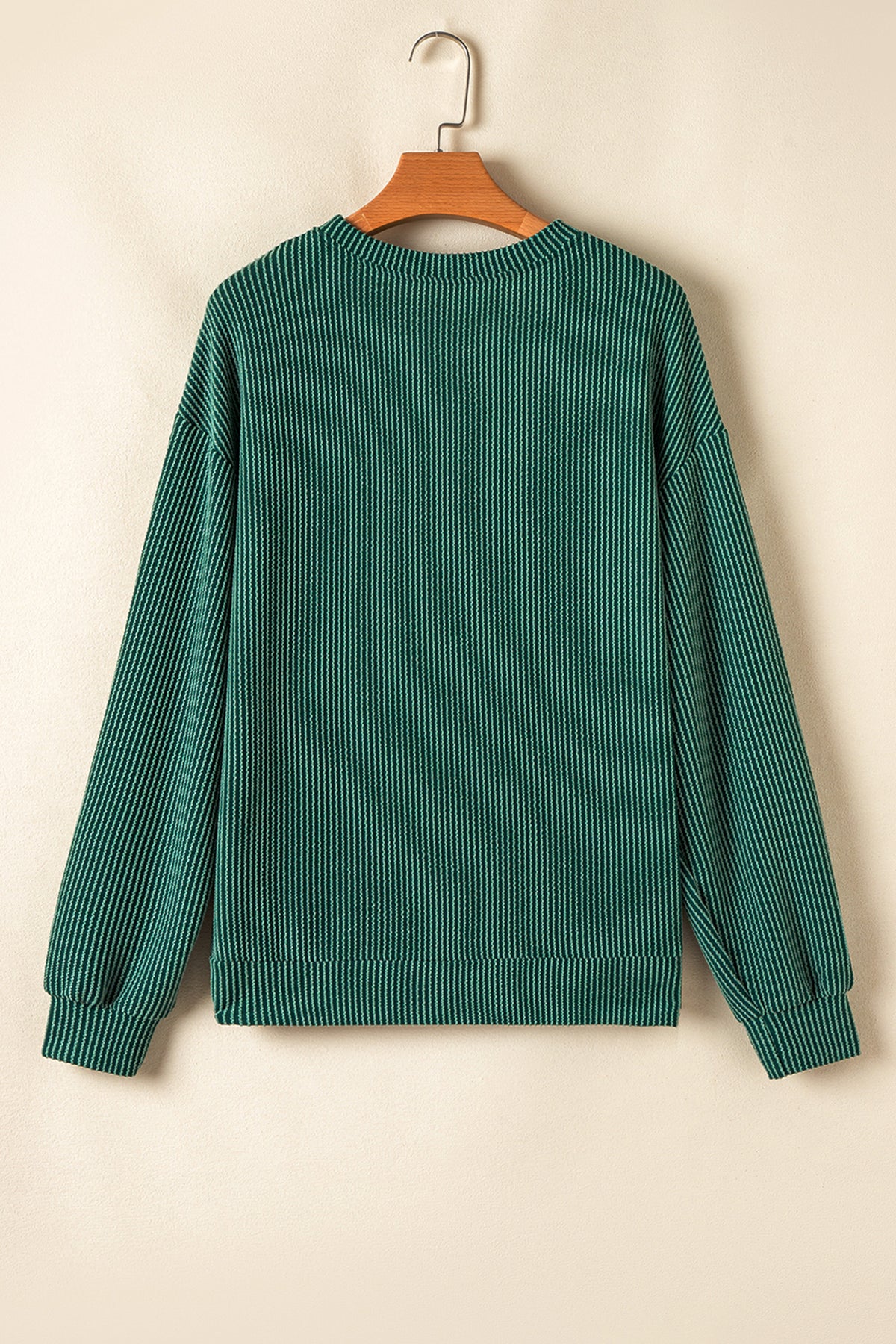 Green JOLLY Long Sleeve Top and Pockets Pants Set