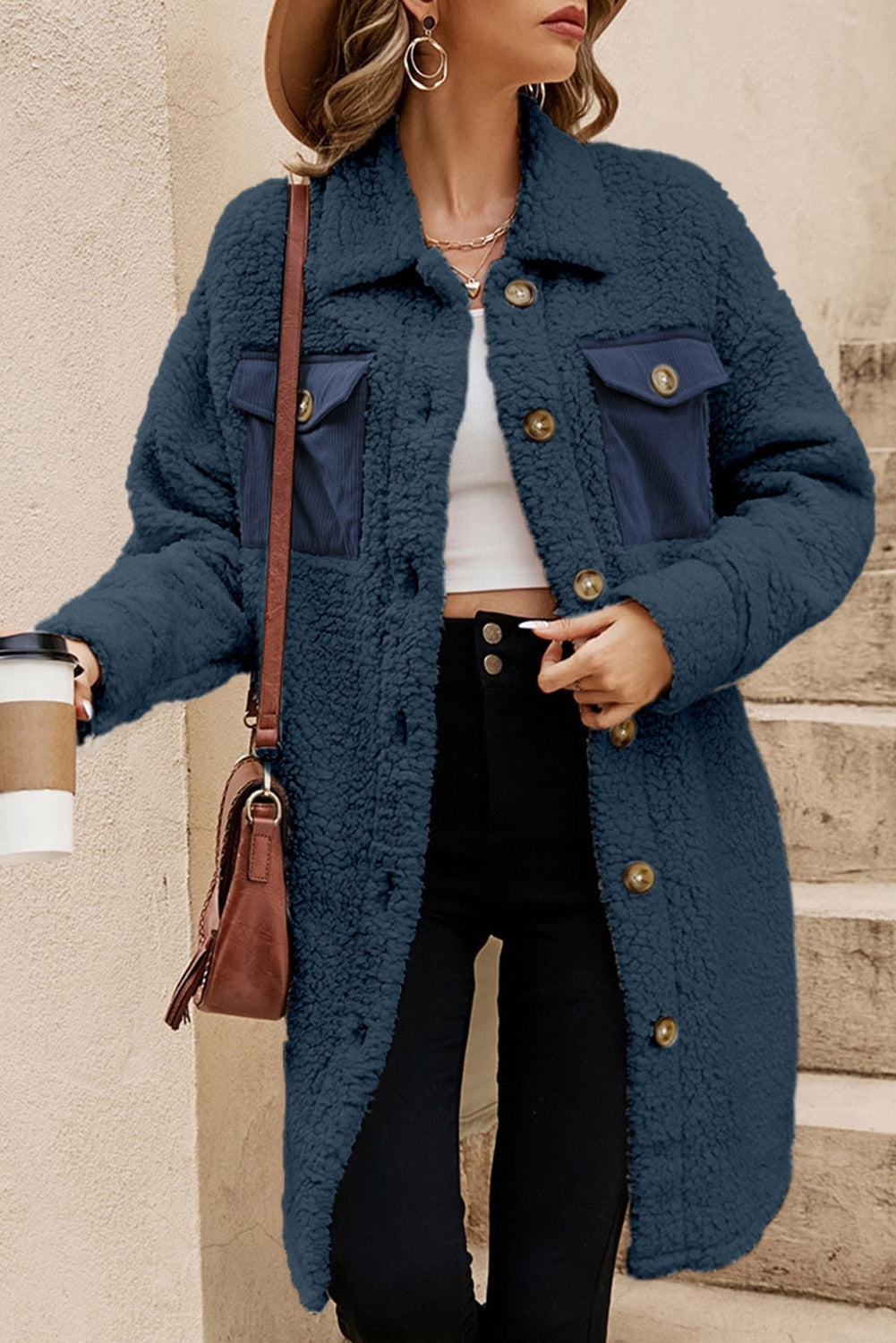 Beige Teddy Coat