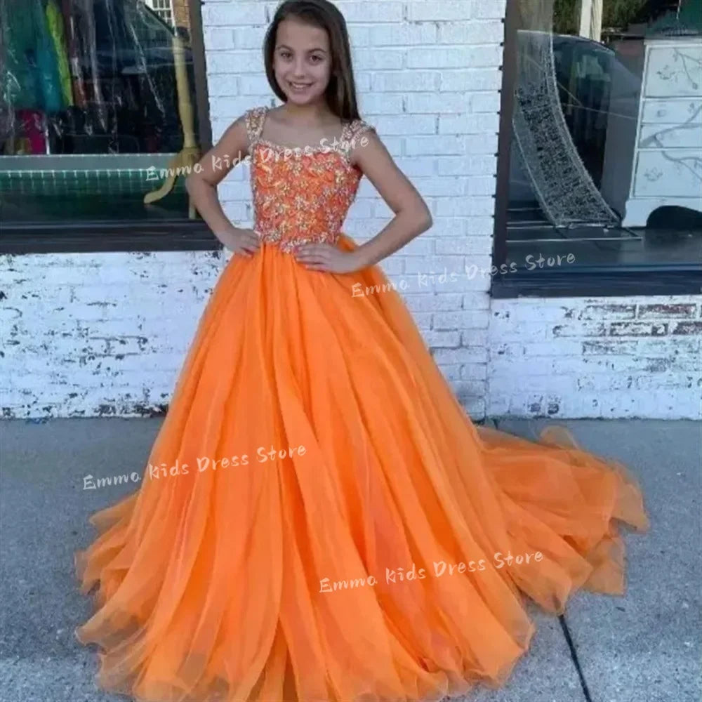 Elegant Floral Princess Dress