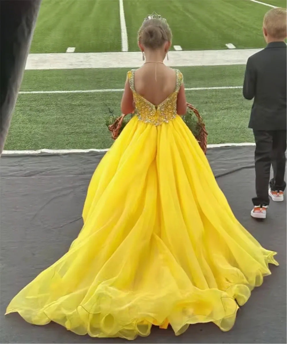 Elegant Floral Princess Dress