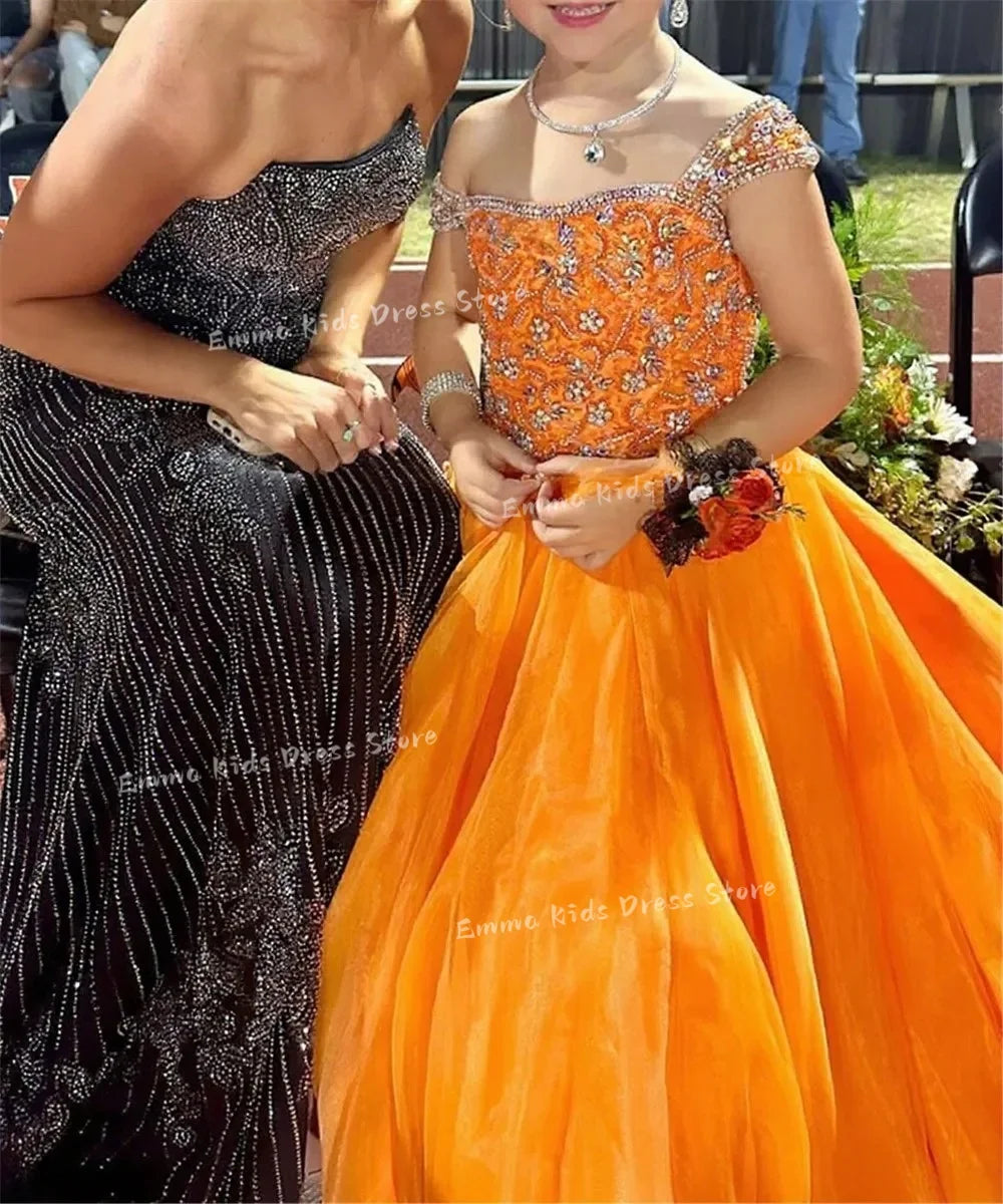 Elegant Floral Princess Dress