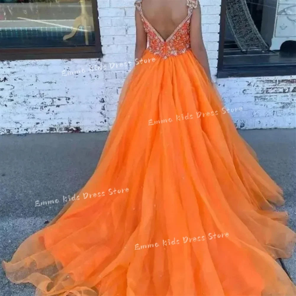 Elegant Floral Princess Dress