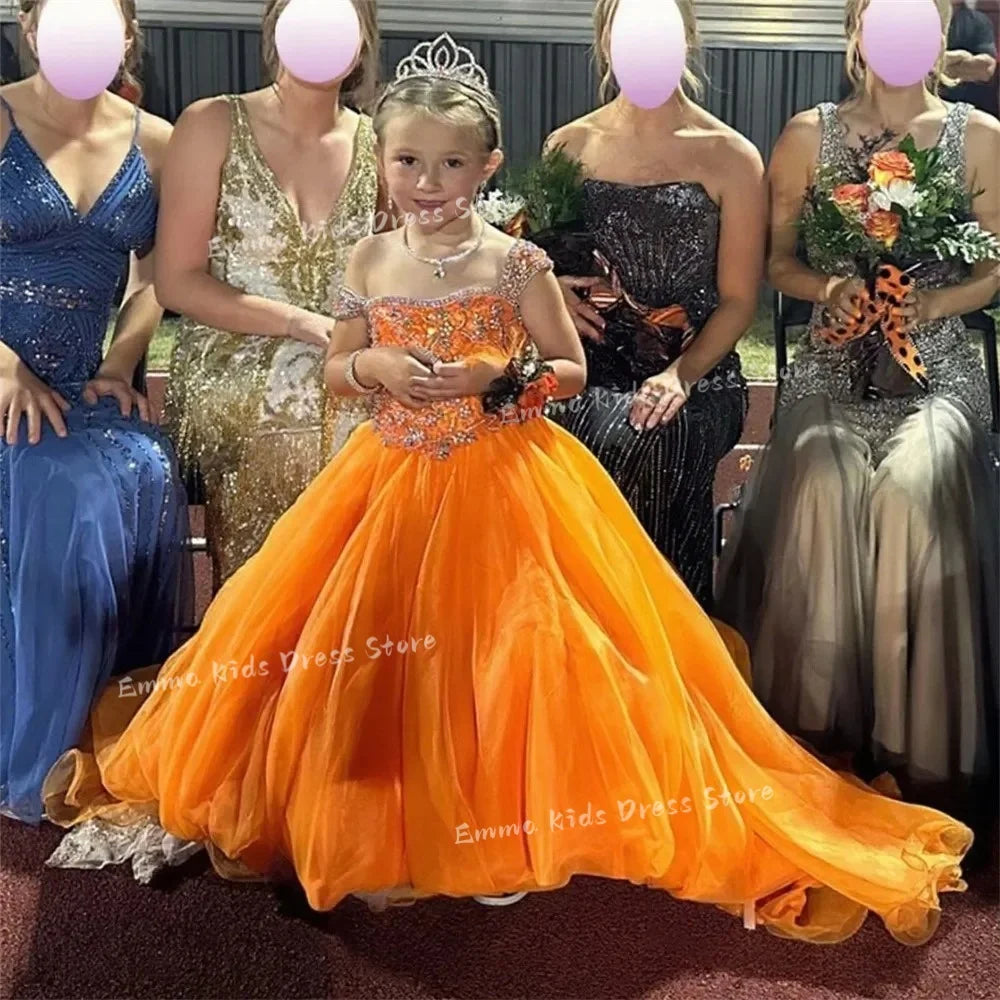 Elegant Floral Princess Dress