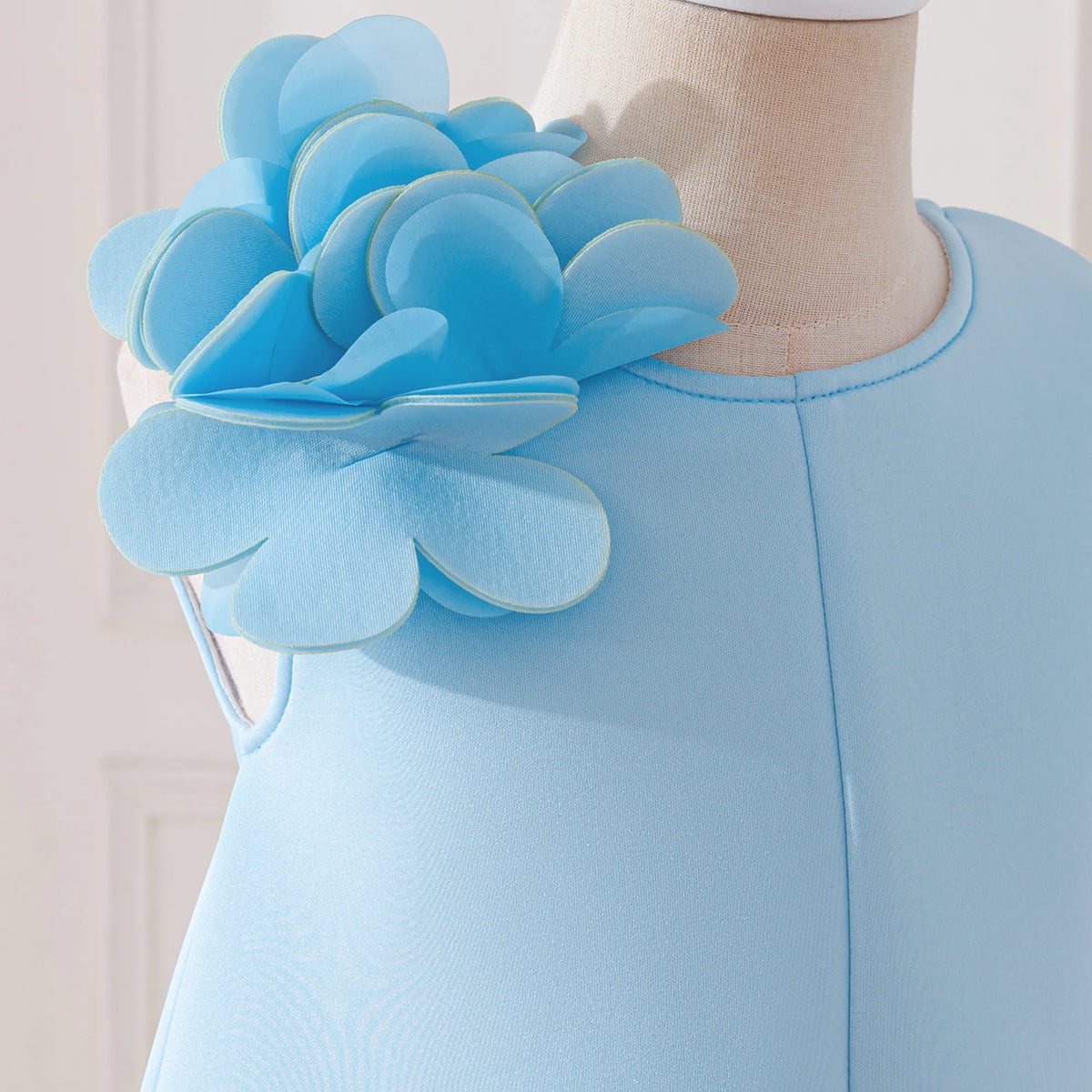 Summer 3D Flower Princess Girls Party Dress 4-8 Yrs Elegant Wedding Bridesmaids Prom Dresses Girl Birthday Evening Kids Clothing