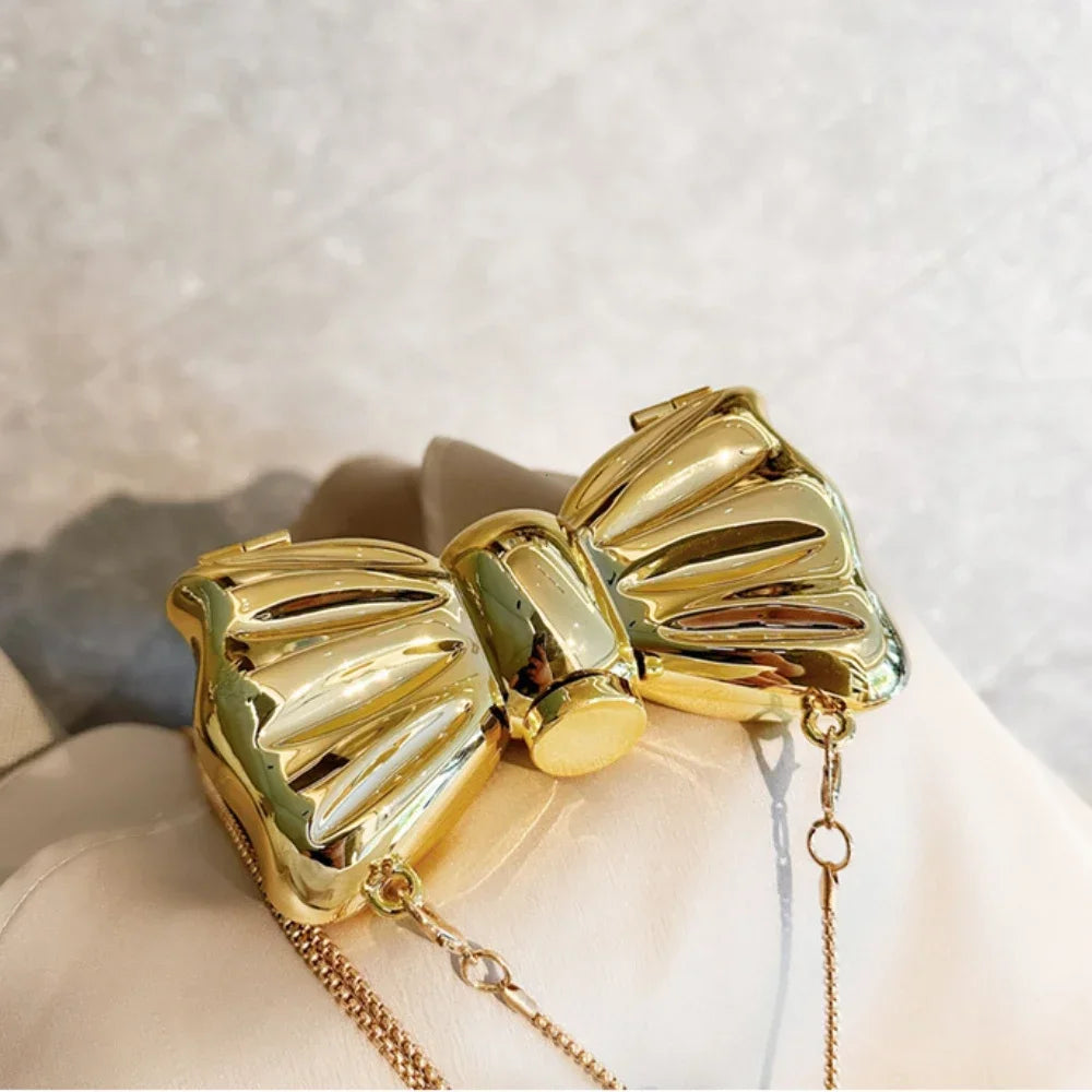 Purses and Handbag Luxury Designer Shoulder Bags Funny Shape Party Wedding Round Acrylic Shiny Clutch Purse Golden Evening Bag