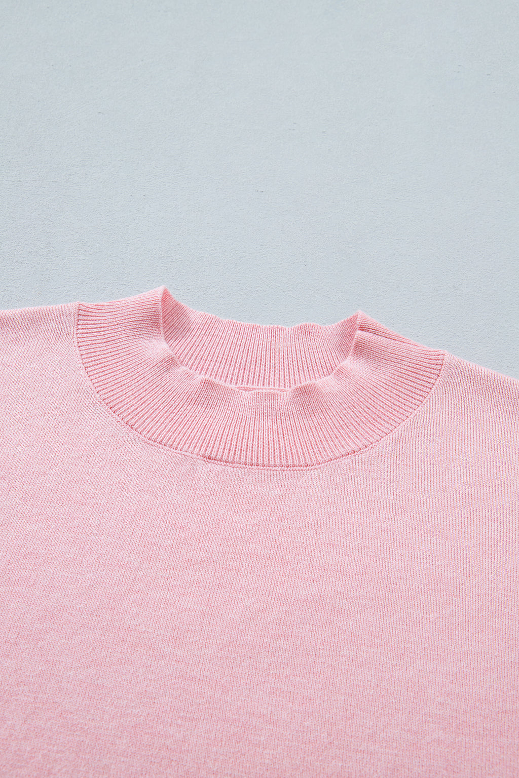 Pink Short Sleeve Sweater