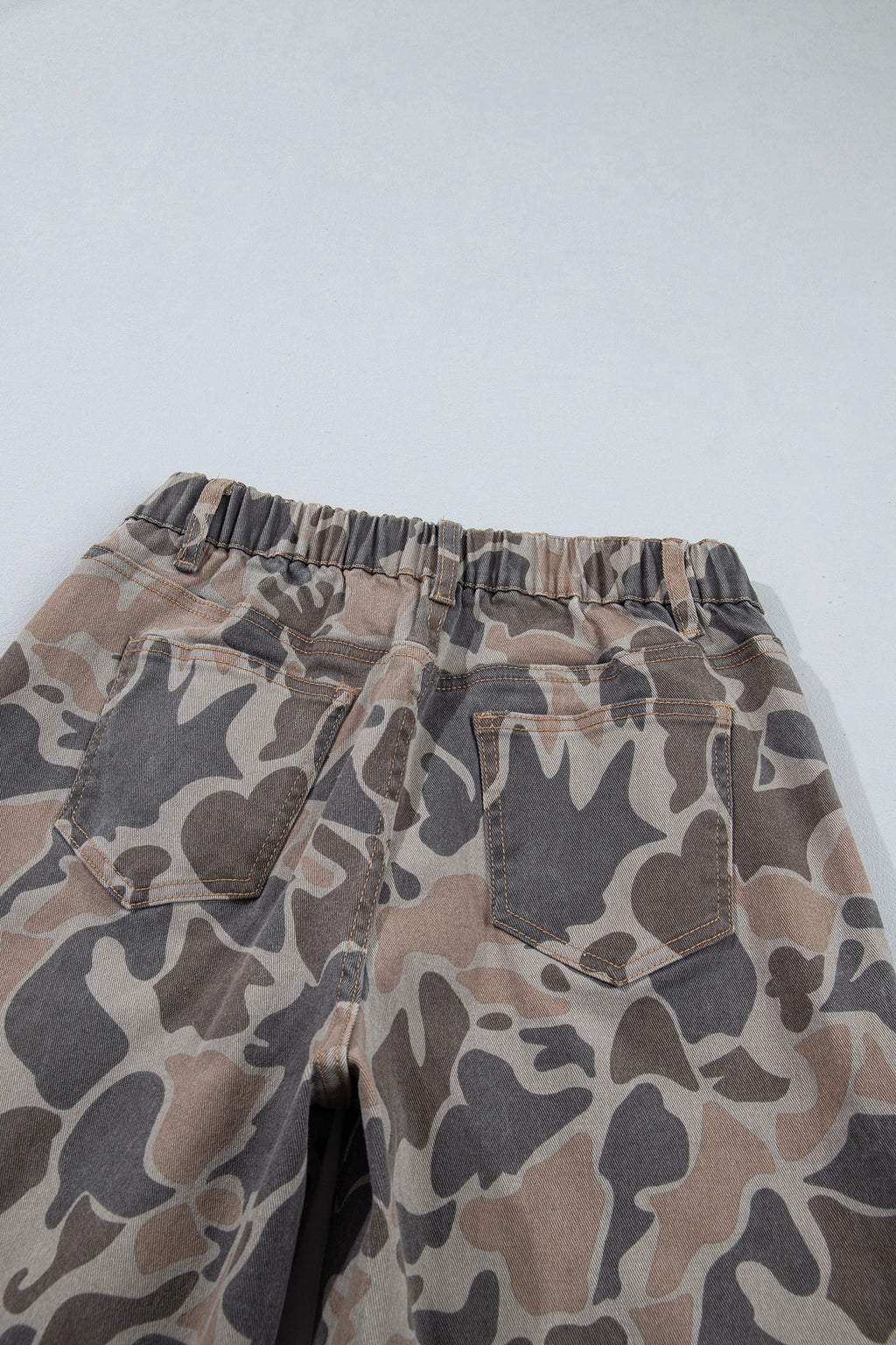 Multicolour Camouflage Shift Ankle Length Jeans