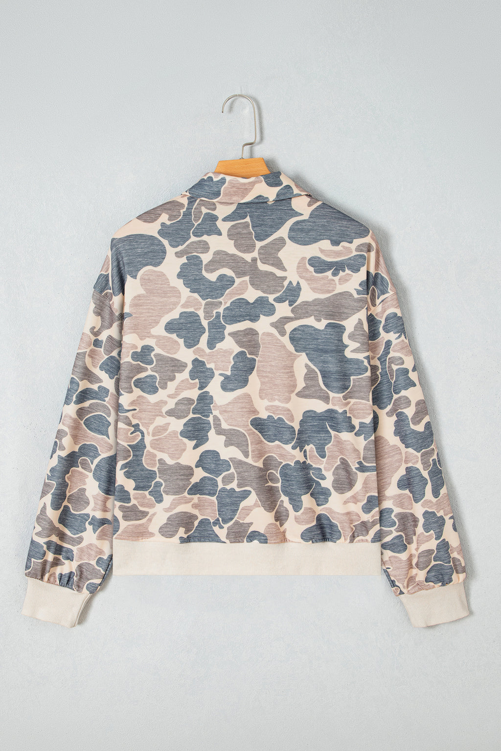 Casual Camouflage Pullover Sweatshirt