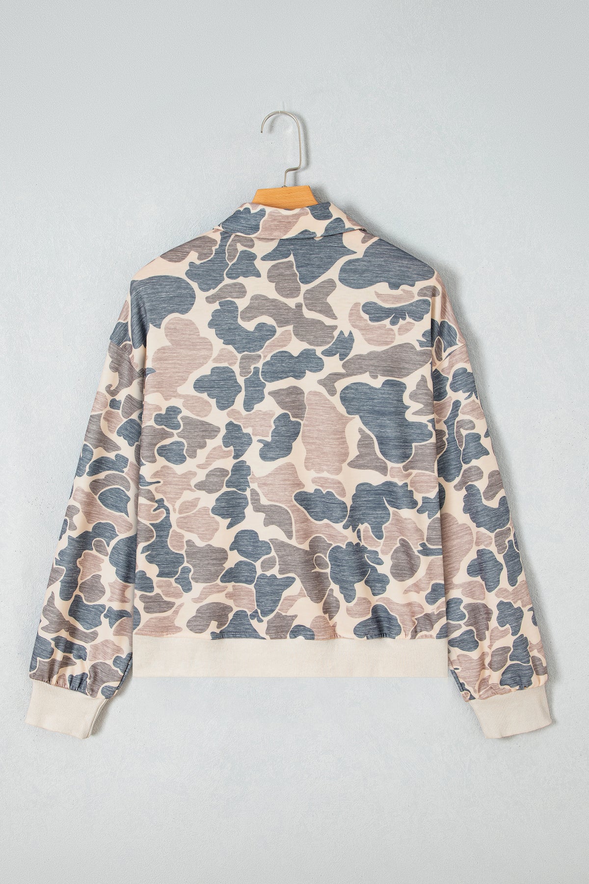 Casual Camouflage Pullover Sweatshirt