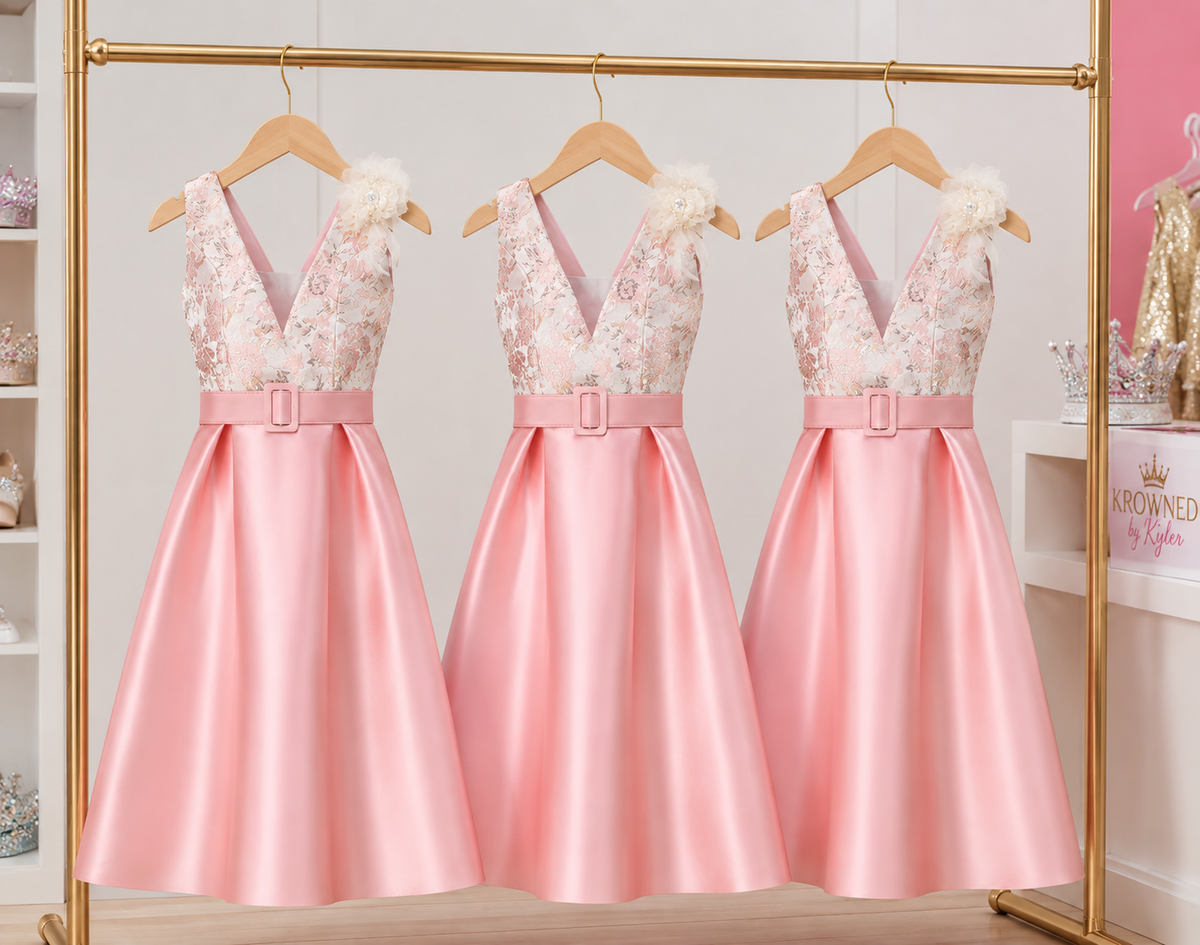 Floral Sleeveless Belted Midi Dress