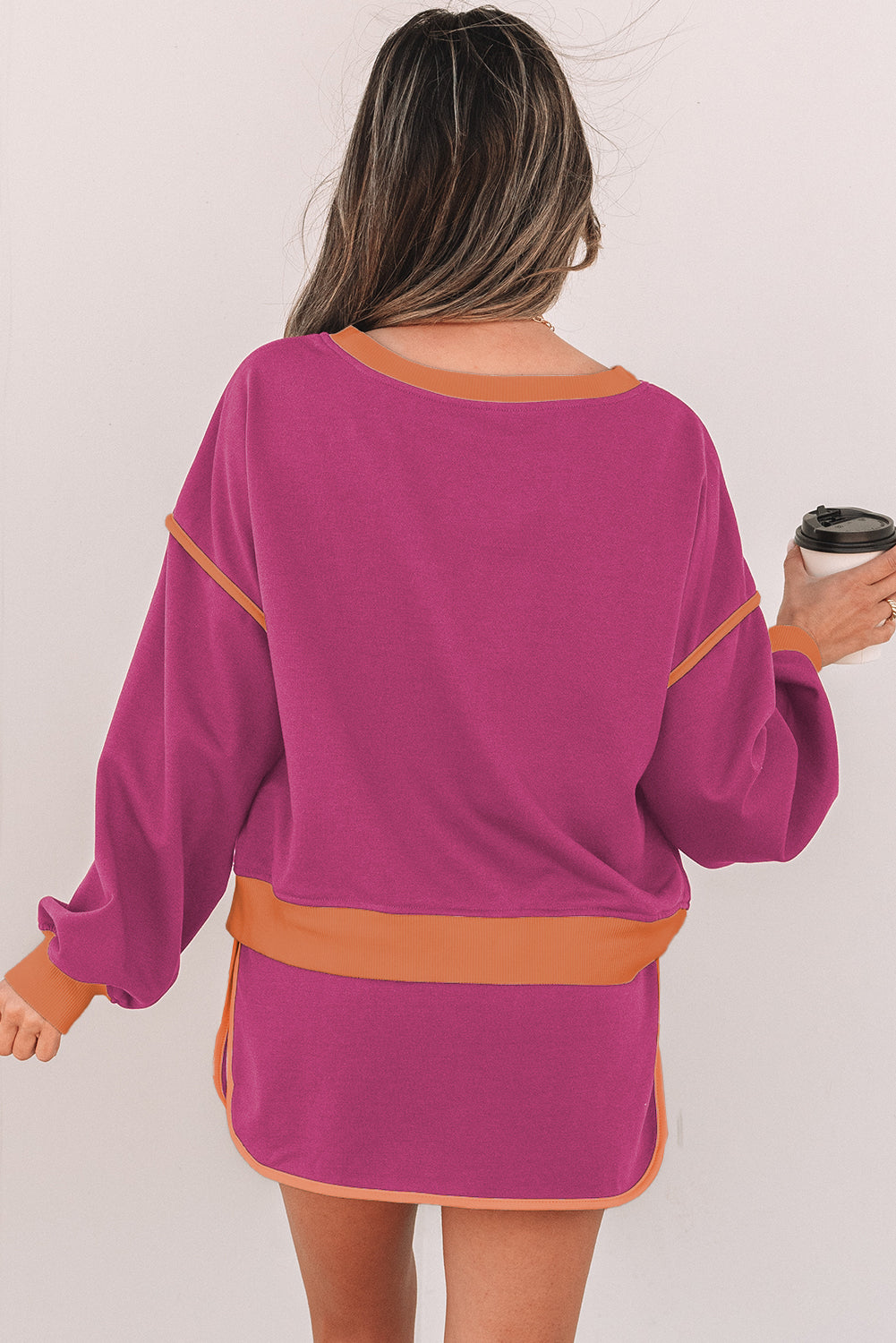 Color Contrast Skort Set