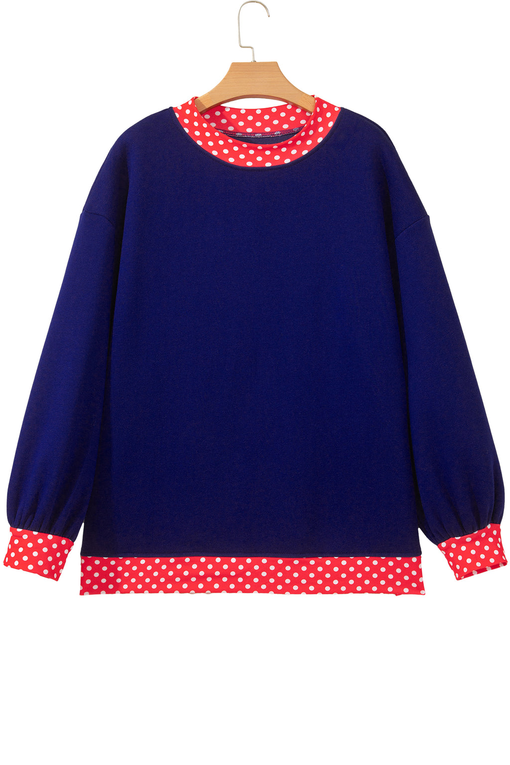Pink Polka Dot Sweatshirt