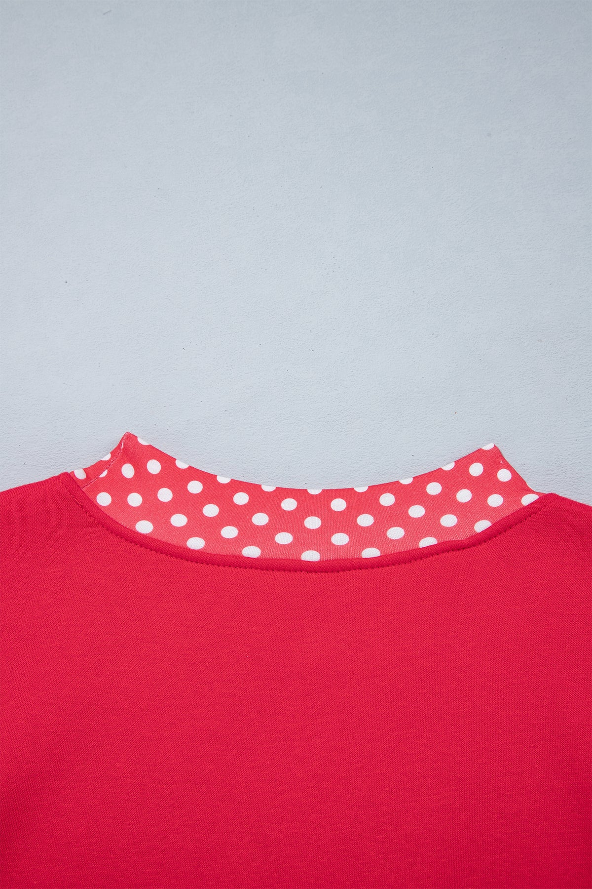 Pink Polka Dot Sweatshirt
