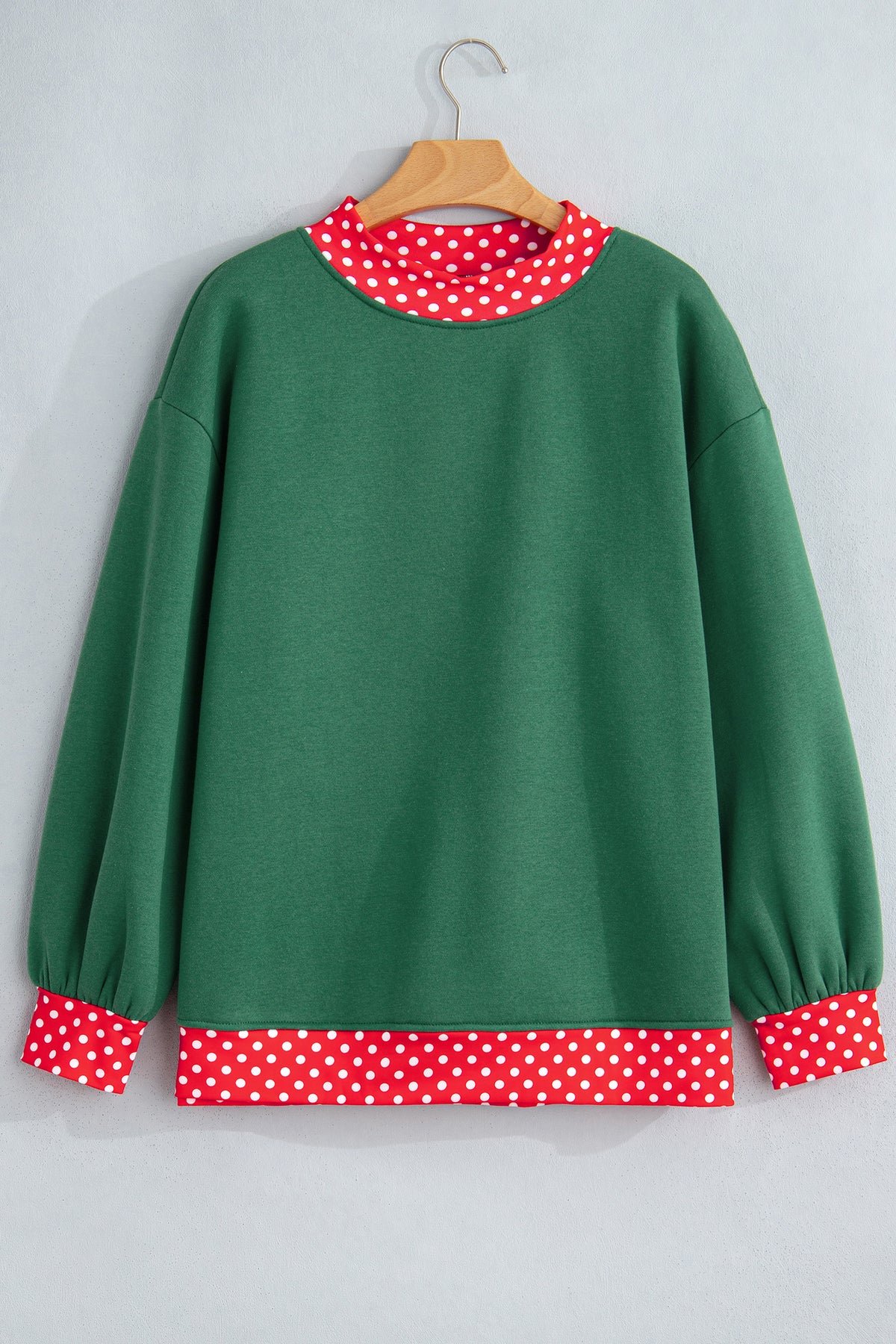 Pink Polka Dot Sweatshirt