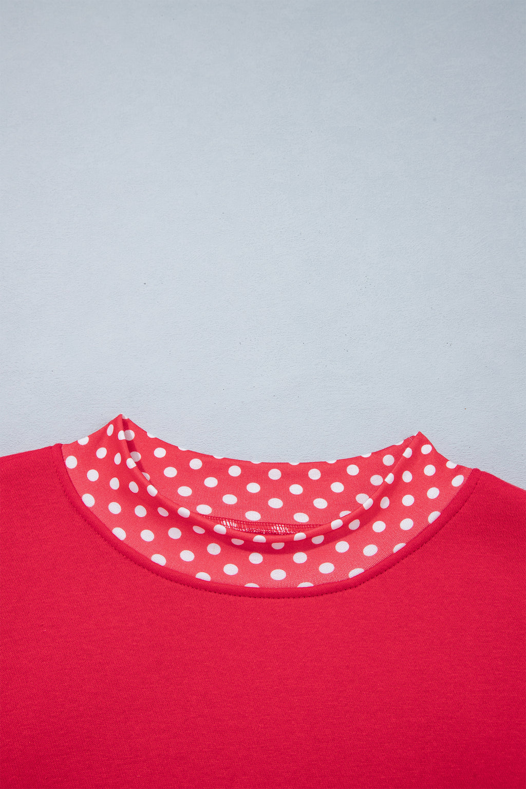 Pink Polka Dot Sweatshirt