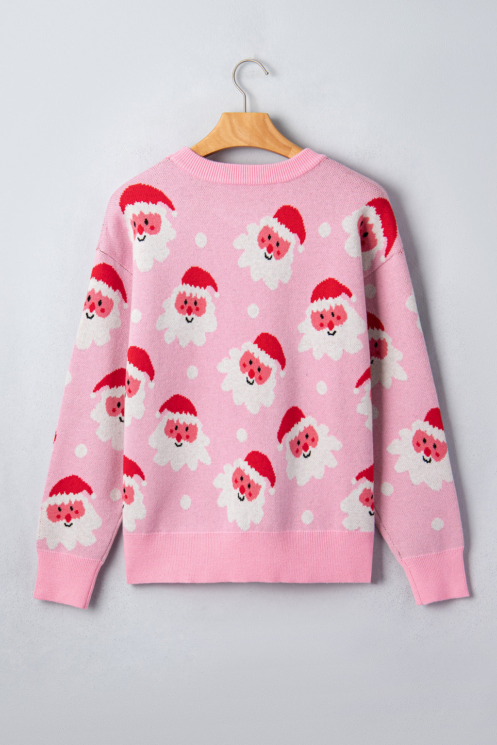Cartoon Santa Pattern Sweater