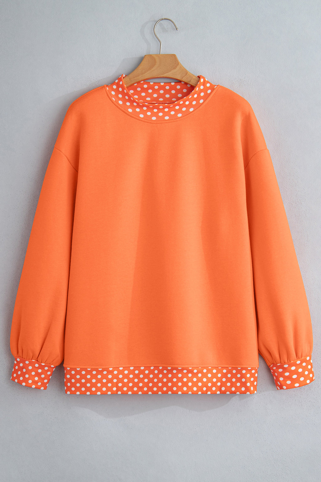 Pink Polka Dot Sweatshirt