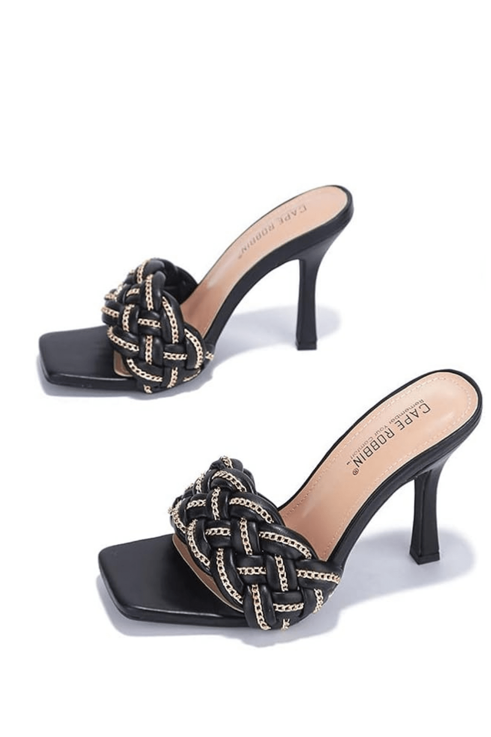 TILIO Square Toe Stiletto Heels